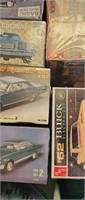 6 x Classic Car Model Kits (new)