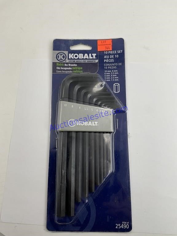 Kobalt 10 piece Metric Hex / Allen Wrench Set # 25