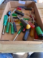 Assorted Phillips screwdrivers and nut drivers