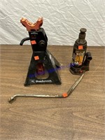 6 ton bottle jack, jackstand great for tongues of