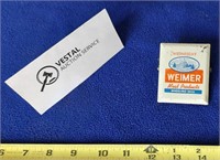 Advertising Metal Paper Clip Weimer Meat Products