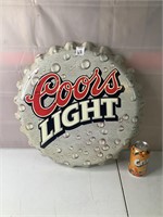 Coors Light Metal Bottlecap