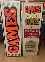 Corrugated Game Signs