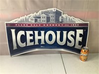 Icehouse Brewery Metal Sign