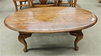 Oval Oak Coffee Table