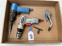 Air blower, drill and hammer