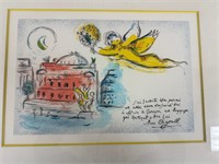 Angel Print by Marc Chagall
