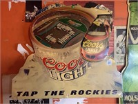 Coors Light Metal Sign