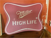 Miller High Life Metal Sign