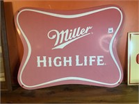 Miller High Life Metal Sign