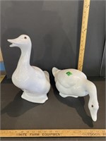 2 Duck statues- made in Portugal