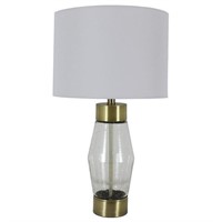 Decor Therapy Convex Clear Table Lamp Glass