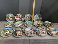 Lot of Hummel collector plates- see pictures