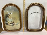 Vintage 1930's Baby's Photo with Convex Bubble