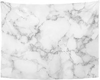 Dormify White Marble Tapestry 60" x 80"