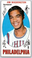 1969 Topps Basketball #17 Jim Washington