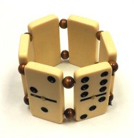 Vintage Domino 6-Panel Bracelet