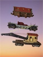 Trains Lot Of 3 Post War Lionel O Gauge Toy