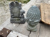 Two Resin Yard Ornaments PU ONLY