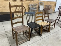 Rocker and 3 Chairs PU ONLY