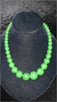 14k Gold Chain w/ Jade Beads Necklace