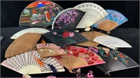 Vintage Japanese Fans in Boxes