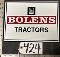 Bolens Tractor Metal Advertising Sign