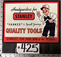 Stanley Tools Metal Advertising Sign