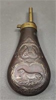 Civil War Metal Powder Flask