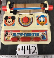 Mickey Mouse Jr Typewriter Vintage Disney Toy