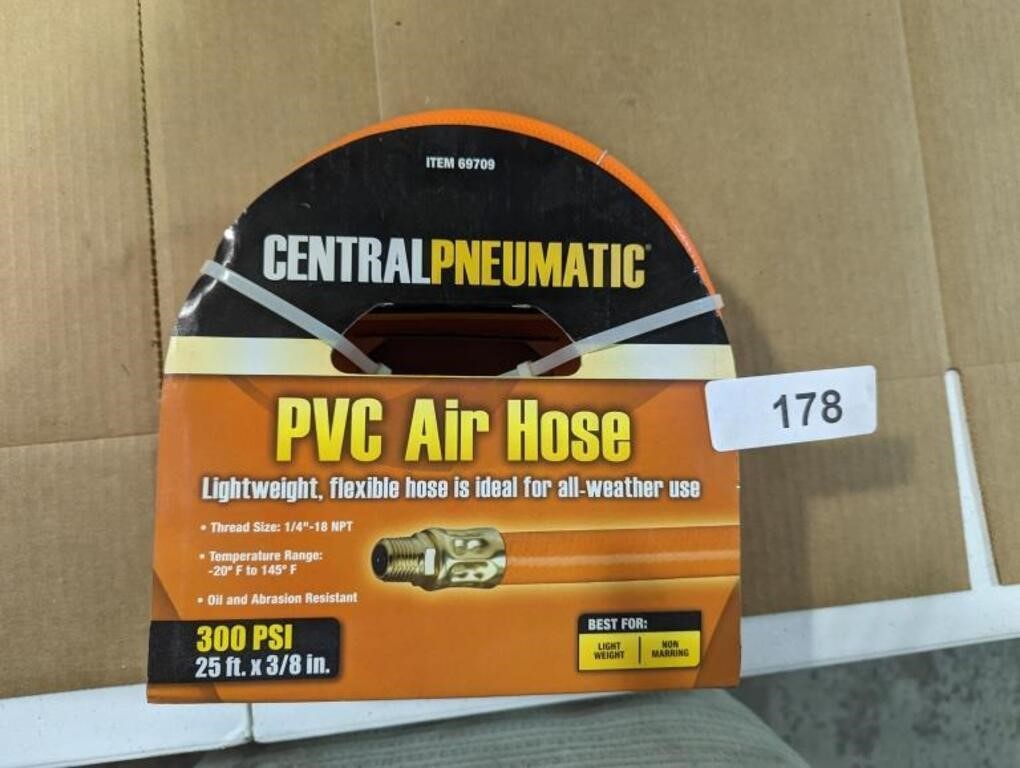 Central Pneumatic PVC Air Hose