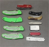 Variety of Folding Knives