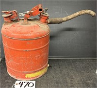 5 Gallon Metal Gas Can Safety Can