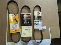 (3) Belts