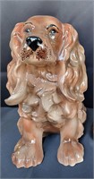 Ceramic Dog Statue Cocker Spaniel 10" Resale $25