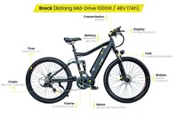 E-Tek Breck Electric Bike Black