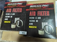 (2) Service Pro Cabin Air Filters