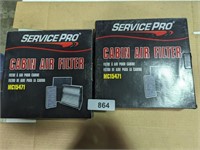 (2) Service Pro Cabin Air Filters
