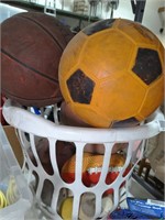 Basket of Balls / Variety of Sports