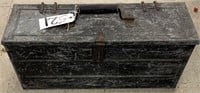 Vintage Metal Toolbox Tool Box