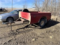 1981 Homebuilt trailer 3/4ton chassis