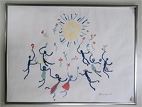 Picasso Ronde Au Soleil Canvas Art Print
