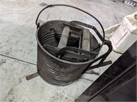 Vintage Metal Mop Bucket