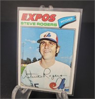 1977 Topps , Steve Rogers baseball card