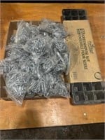 1000 TPost Fence Clips Planting Trays