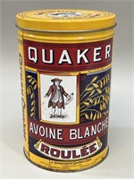 Quaker Rolled White Oats Tin