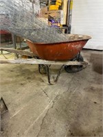 Wheel Barrow, with small roll wire