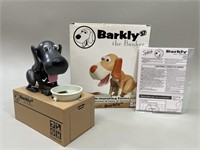Barkley The Banker Dog Piggy Bank & Original Box