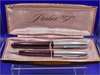 Parker 51 Engraved Pen & Pencil Set