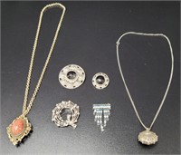 Costume Jewelry (Necklaces & Brooches)